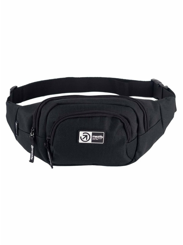 Meatfly Meatfly borsetă Wally Black Ripstop | Negru | Mărime