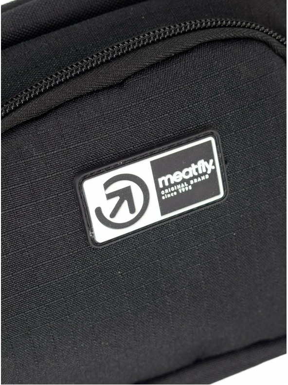 Meatfly Meatfly borsetă Wally Black Ripstop | Negru | Mărime