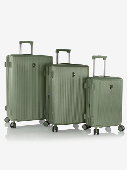 Heys Set de trei valize în culoare verde Heys Earth Tones S,M,L Moss
