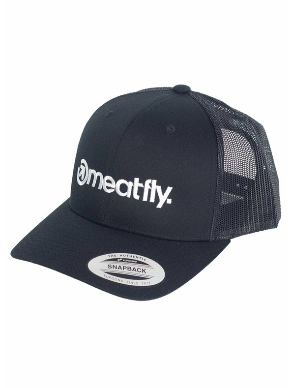Meatfly Meatfly șapcă Logo Trucker B - Neagră | Neagră | Mărime