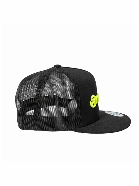 Meatfly Meatfly șapcă Mateo Trucker Snapback Lime / Neagră | Neagră | Mărime