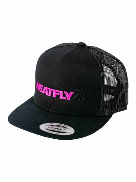 Meatfly Meatfly șapcă Percy Trucker Snapback Magenta / Neagră | Neagră | Mărime