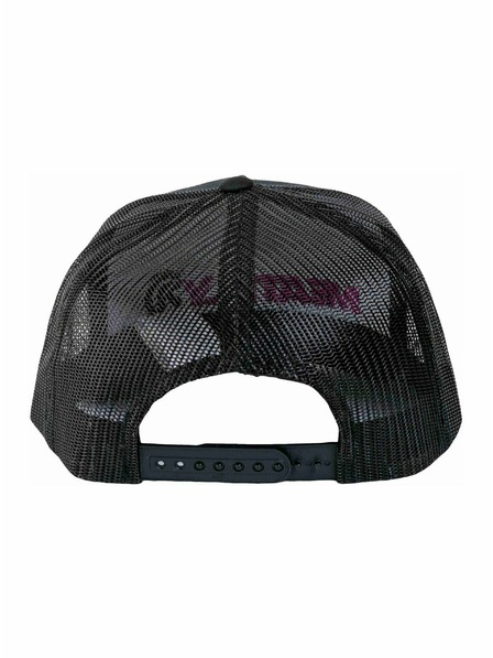 Meatfly Meatfly șapcă Percy Trucker Snapback Magenta / Neagră | Neagră | Mărime