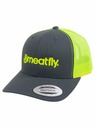 Meatfly Meatfly șapcă MF Logo Trucker Antracit/Verde Neon
