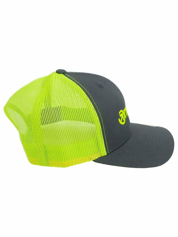Meatfly Meatfly șapcă MF Logo Trucker Antracit/Verde Neon
