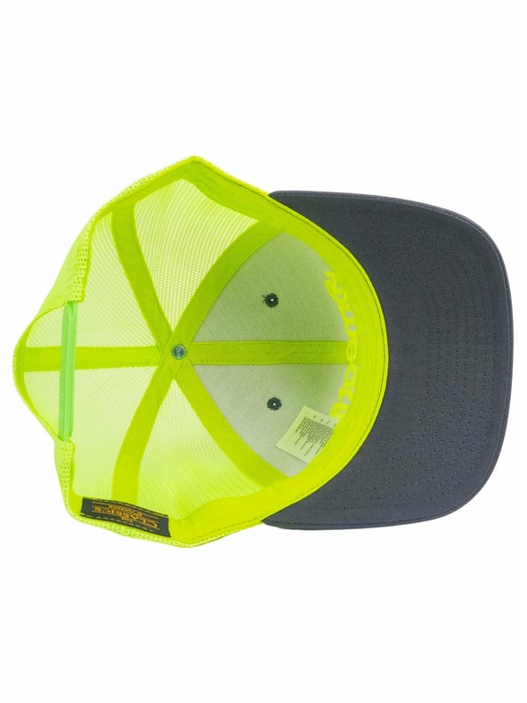 Meatfly Meatfly șapcă MF Logo Trucker Antracit/Verde Neon