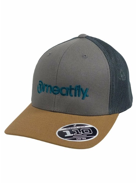 Meatfly Meatfly șapcă MF Logo Trucker Pământiu | Gri | Mărime