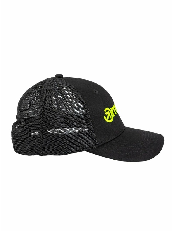 Meatfly Meatfly șapcă MF Logo Trucker Lime / Neagră | Neagră | Mărime