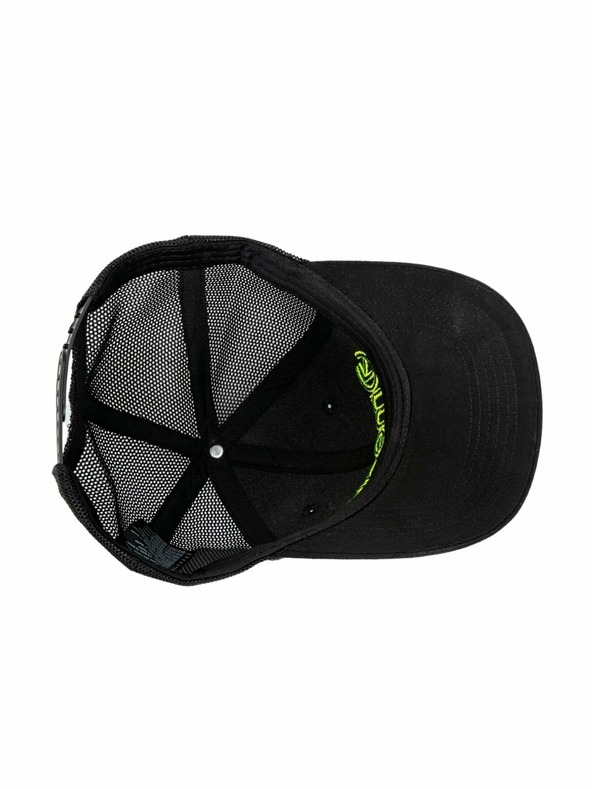 Meatfly Meatfly șapcă MF Logo Trucker Lime / Neagră | Neagră | Mărime
