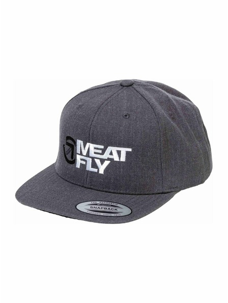 Meatfly Meatfly șapcă Ness Snapback Gri Închis | Gri | Mărime