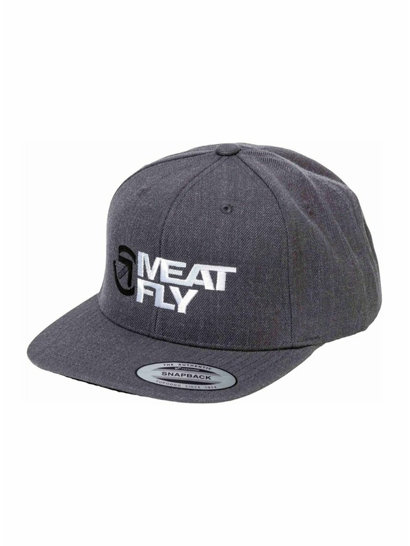 Meatfly Meatfly șapcă Ness Snapback Gri Închis | Gri | Mărime