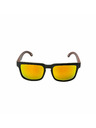 Meatfly Meatfly ochelari de soare Memphis Black Dark Wood | Negru | Mărime