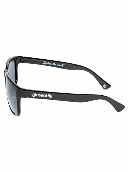 Meatfly Meatfly ochelari de soare polarizați Gammy Black Glossy/Black | Negru | Mărime