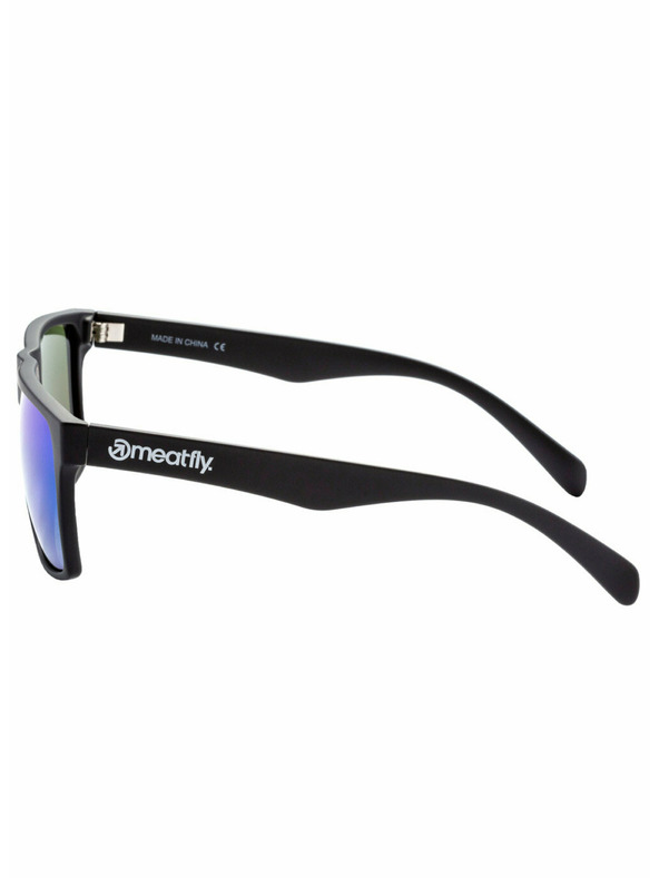 Meatfly Meatfly ochelari de soare polarizați Trigger 2 Black Matt Green | Negru | Mărime