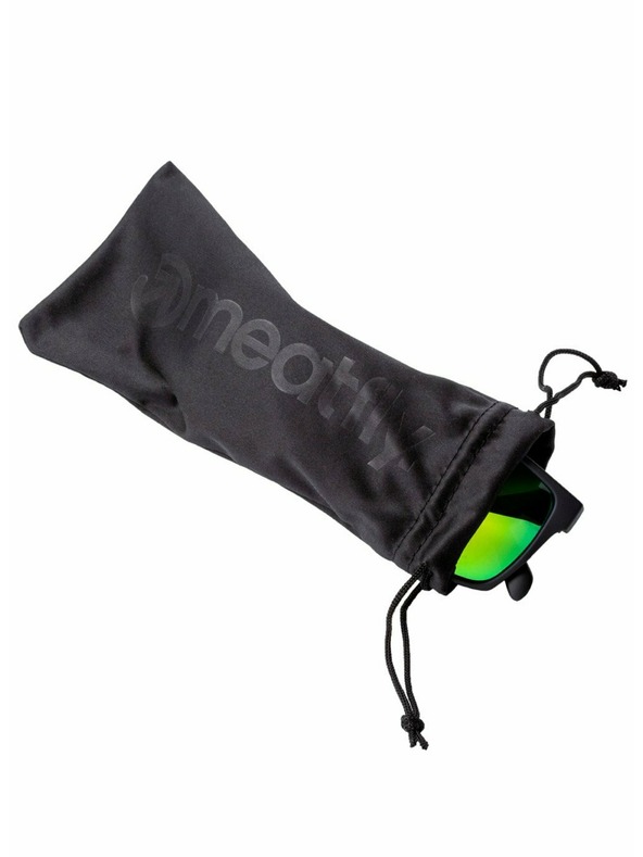 Meatfly Meatfly ochelari de soare polarizați Trigger 2 Black Matt Green | Negru | Mărime