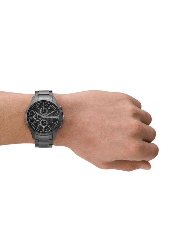 Armani Exchange Ceas rotund Armani Exchange Hampton pentru bărbați AX2454