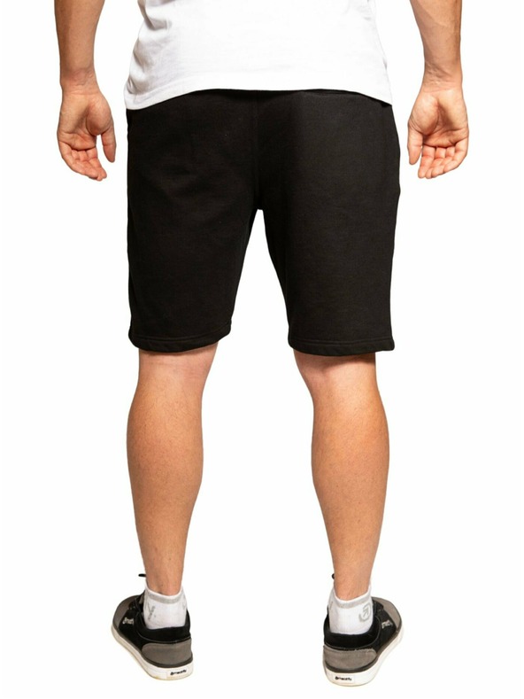 Meatfly Pantaloni scurți sport pentru bărbați Meatfly Big Shock Black | Negru | Mărime