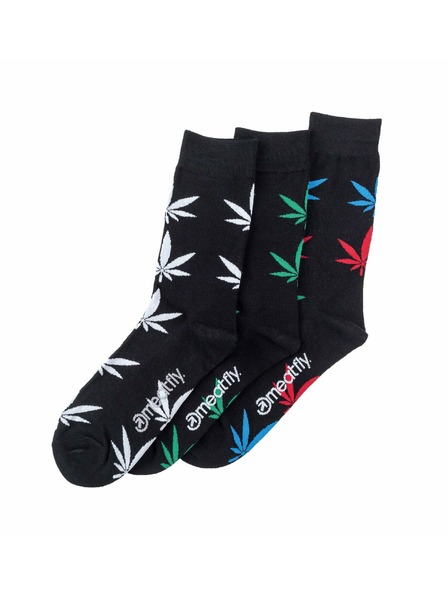 Meatfly Șosete pentru bărbați Meatfly Ganja Black Gift Pack | Multicolor | Mărime