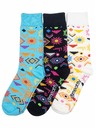 Meatfly Șosete Meatfly Lexy Gift Pack Aztec | Multicolor | Mărime