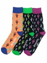 Meatfly Șosete Meatfly Lexy Gift Pack Cactus | Multicolor | Mărime