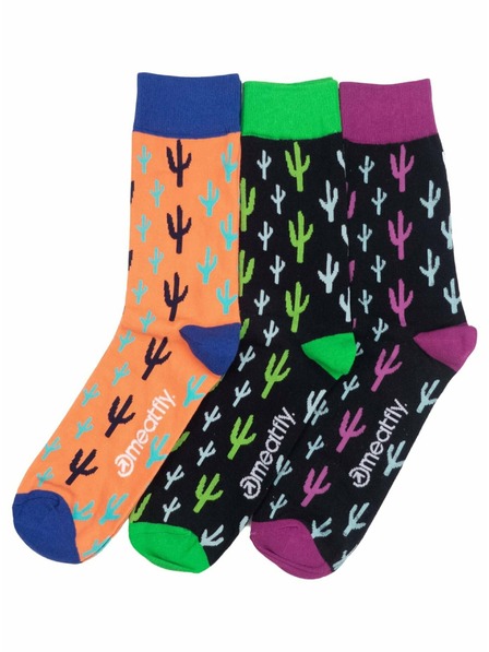 Meatfly Șosete Meatfly Lexy Gift Pack Cactus | Multicolor | Mărime