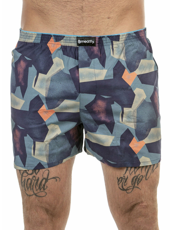 Meatfly Meatfly pantaloni scurți pentru bărbați Agostino Shade Gift Pack | Albastru | Mărime