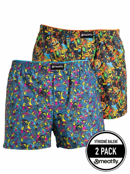Meatfly Meatfly boxeri pentru bărbați Agostino Partyboi/Cityboi | Multicolor | Mărime