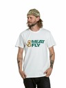 Meatfly Meatfly tricou pentru bărbați Revital White | Alb | Mărime