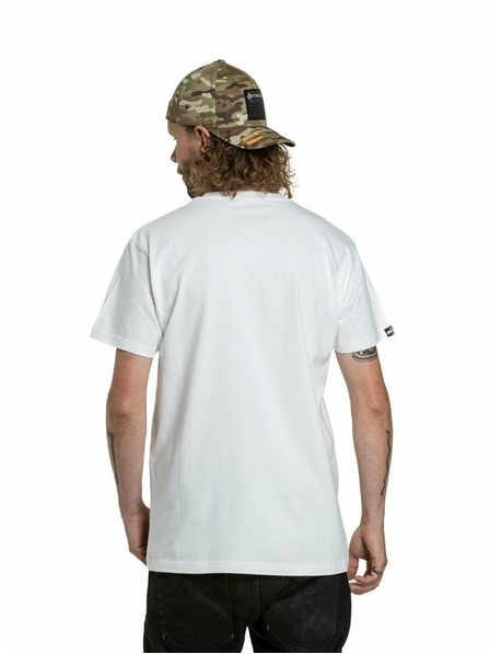 Meatfly Meatfly tricou pentru bărbați Revital White | Alb | Mărime