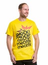 Meatfly Meatfly tricou pentru bărbați Big Shock Shattered Yellow | Galben | Mărime