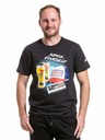 Meatfly Meatfly tricou pentru bărbați Big Shock 8Bit Black | Negru | Mărime