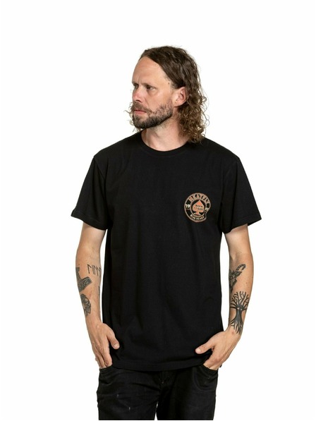 Meatfly Meatfly tricou pentru bărbați Born To Ride Black | Negru | Mărime