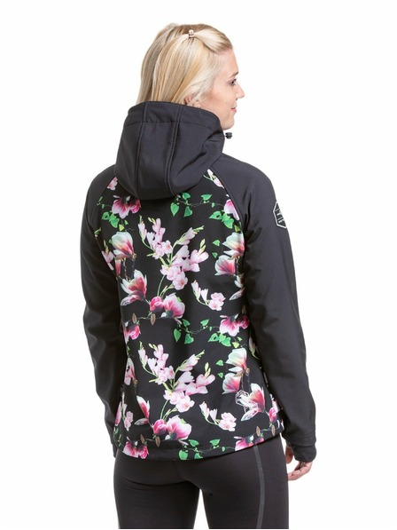 Meatfly Meatfly jachetă softshell pentru femei Zaja Magnolia | Negru | Mărime