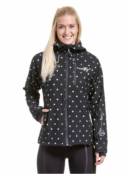 Meatfly Meatfly jachetă softshell pentru femei Zaja Dots Negru | Negru | Mărime