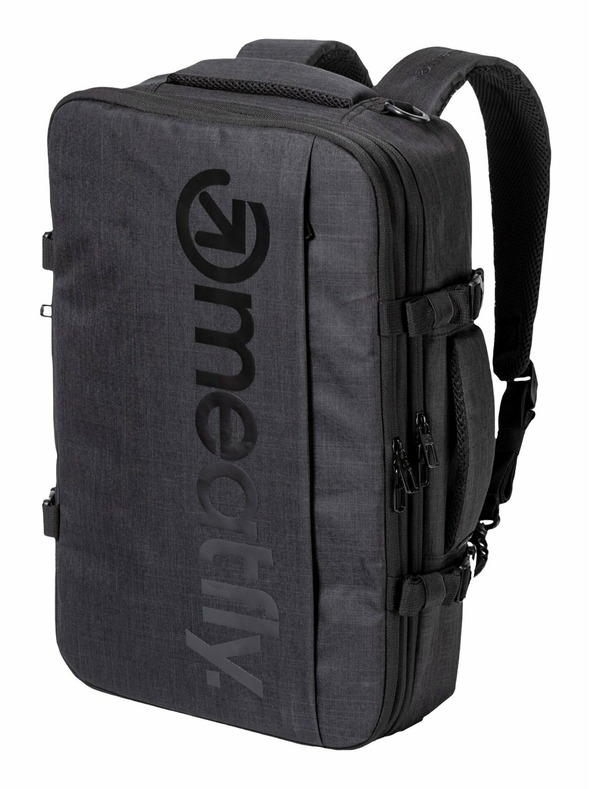 Meatfly Meatfly rucsac Riley Charcoal Heather 28 L | Gri | Volum 28 L