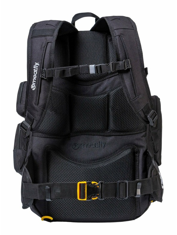 Meatfly Meatfly rucsac Raiden Black Big Shock/Michek 28 L