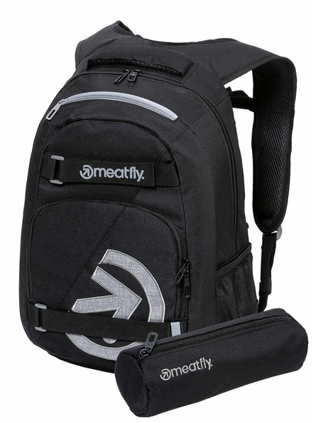 Meatfly Meatfly rucsac Exile Black 24 L + PENAR GRATUIT | Negru | Volum 24 L