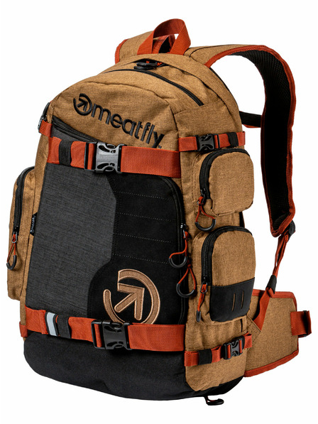 Meatfly Meatfly rucsac Wanderer Latte Heather/Charcoal Heather 28 L | Maro | Volum 28 L