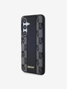 DKNY DKNY PU Piele Model Carouri Magsafe Husă Spate pentru Samsung Galaxy S24+ Black
