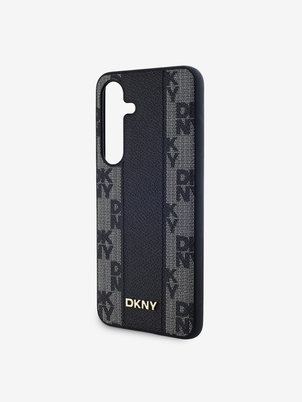 DKNY DKNY PU Piele Model Carouri Magsafe Husă Spate pentru Samsung Galaxy S24+ Black