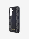 DKNY DKNY PU Piele Model Carouri Magsafe Husă Spate pentru Samsung Galaxy S24+ Black