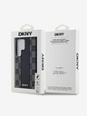 DKNY DKNY PU Piele Model Carouri Magsafe Husă Spate pentru Samsung Galaxy S24 Ultra Black
