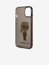 Karl Lagerfeld Karl Lagerfeld IML Ikonik NFT Carcasă Spate pentru iPhone 14 Plus Negru
