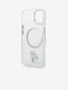 Karl Lagerfeld Karl Lagerfeld IML Karl și Choupette NFT MagSafe Carcasă Spate pentru iPhone 13 Transparent