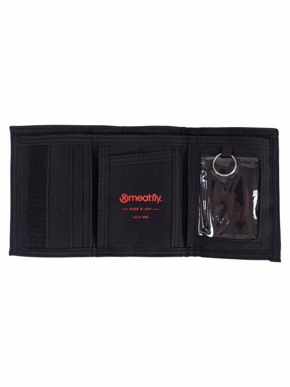 Meatfly Meatfly portofel Huey Morph Black | Negru | Mărime