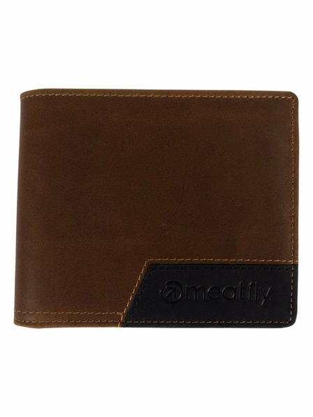 Meatfly Meatfly portofel din piele Zac Premium Brown | Maro | Mărime