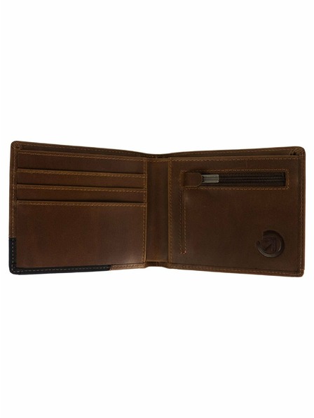 Meatfly Meatfly portofel din piele Zac Premium Brown | Maro | Mărime