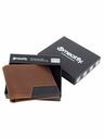 Meatfly Meatfly portofel din piele Zac Premium Brown | Maro | Mărime