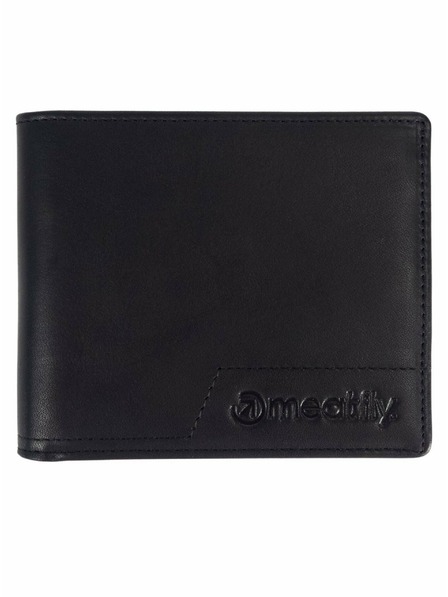 Meatfly Meatfly portofel din piele Eliot Premium Black | Negru | Mărime