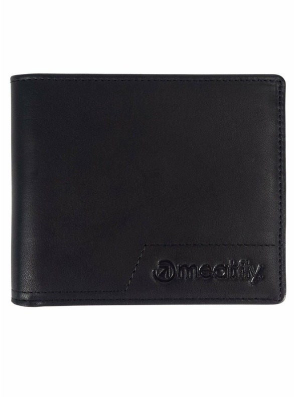 Meatfly Meatfly portofel din piele Eliot Premium Black | Negru | Mărime